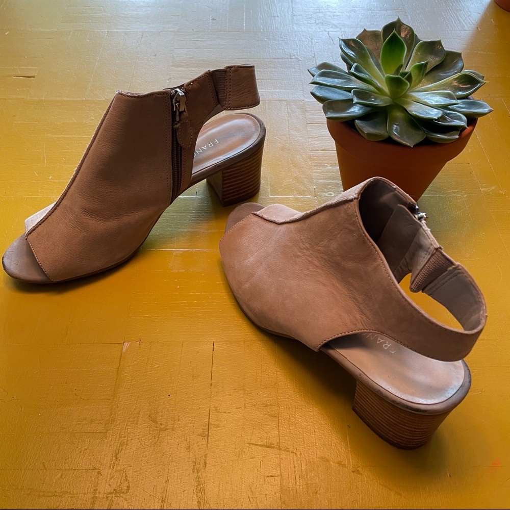 Franco Sarto Rachel2 Tan Leather Sandals - 7